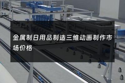 金屬制日用品與五金產(chǎn)品制造三維動(dòng)畫(huà)制作市場(chǎng)價(jià)格解析